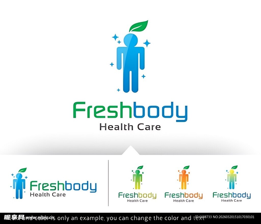 y健康护理标志设计