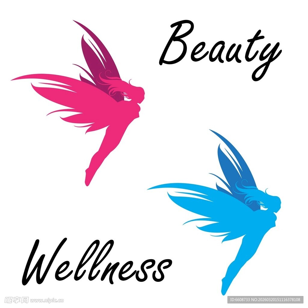 美丽与健康的精灵形象