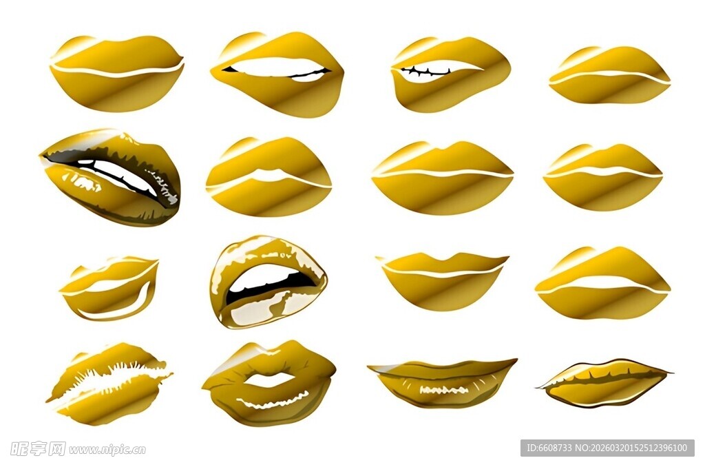 排列整齐的鲜黄色开心果