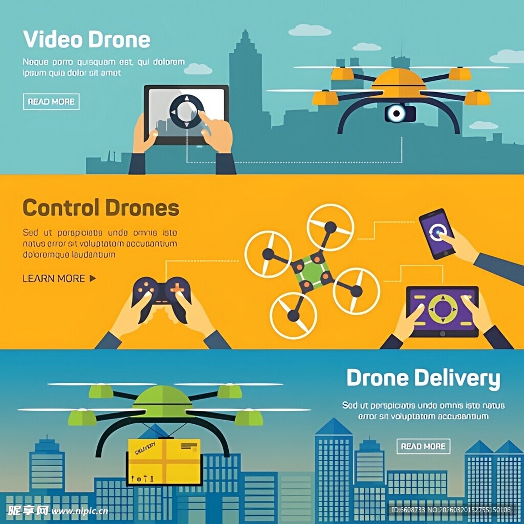 无人机应用场景展示