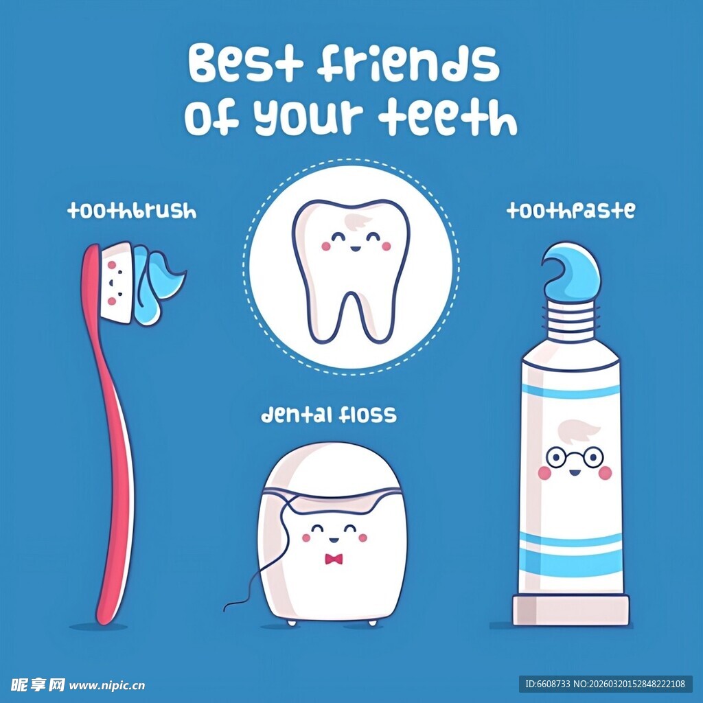 牙齿的最佳伙伴们