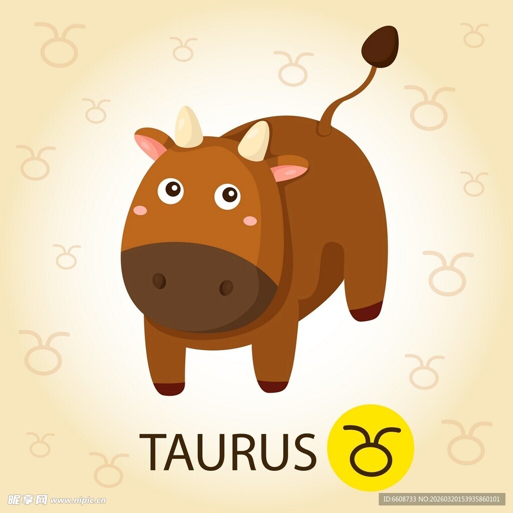 金牛座卡通形象