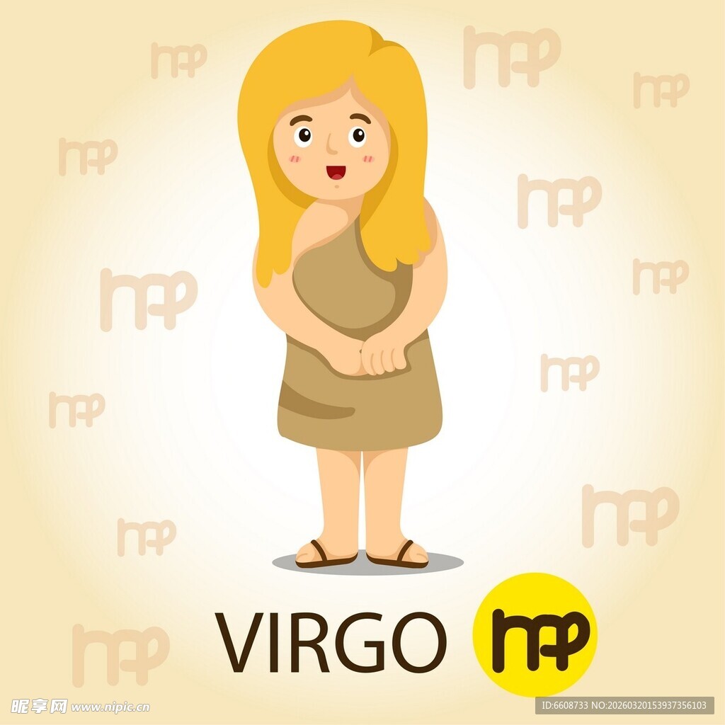 处女座女孩形象展示