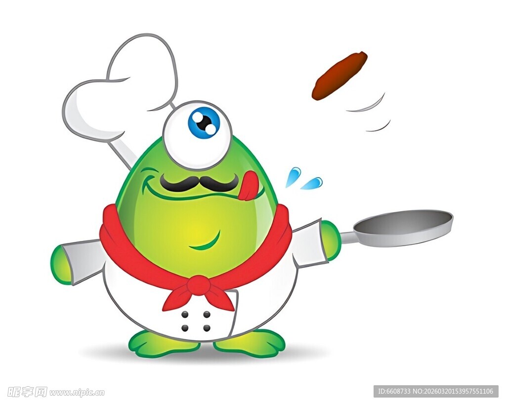 青蛙厨师抛锅精彩瞬间