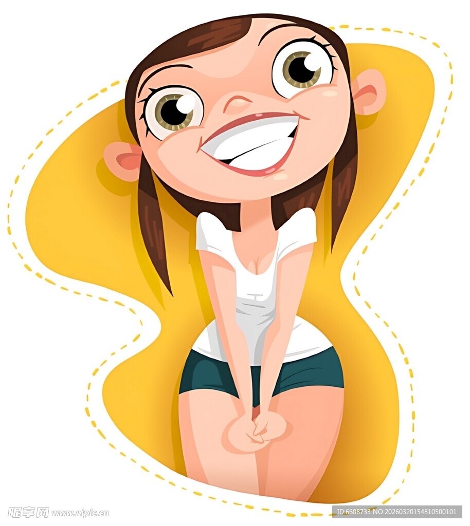 俏皮女孩活力满满