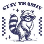 浣熊图案保持不羁风格