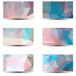 多彩几何拼接背景图案