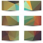 多彩几何图形背景集合