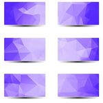 紫色多边形几何背景图案