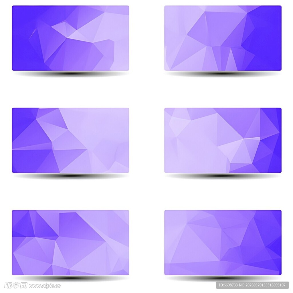 紫色多边形几何背景图案