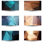 几何多边形风格背景图案集