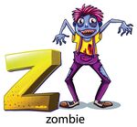 紫色僵尸与字母Z