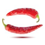 立体折纸风红辣椒