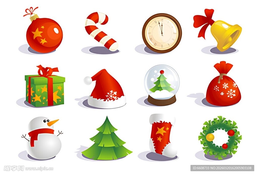 圣诞装饰元素集合
