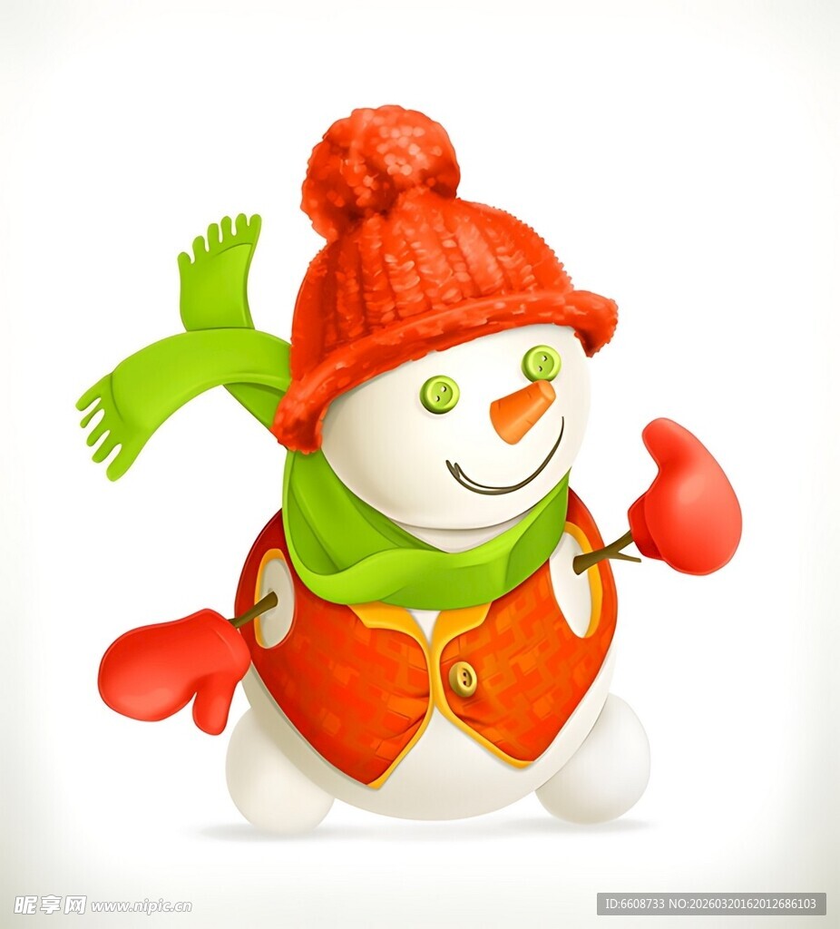 可爱雪人装扮