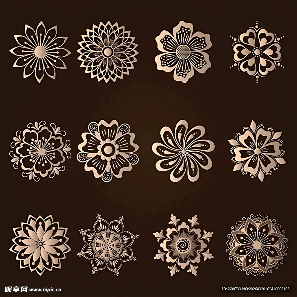 精美复古花纹图案集合