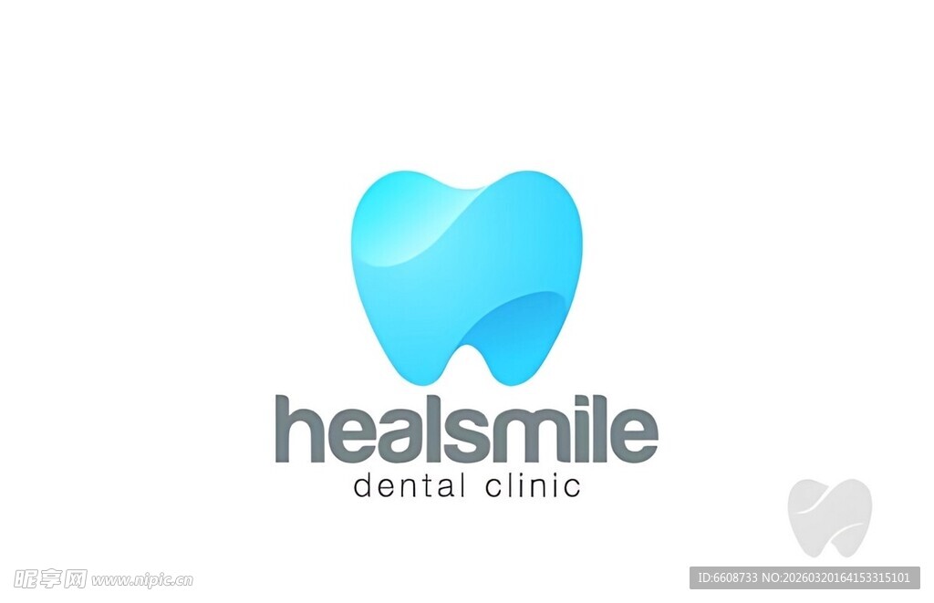 Healsmile牙科标志设计