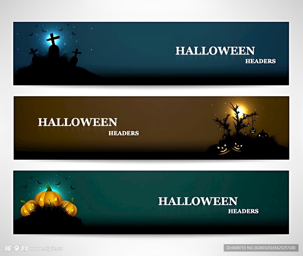 万圣节主题横幅设计
