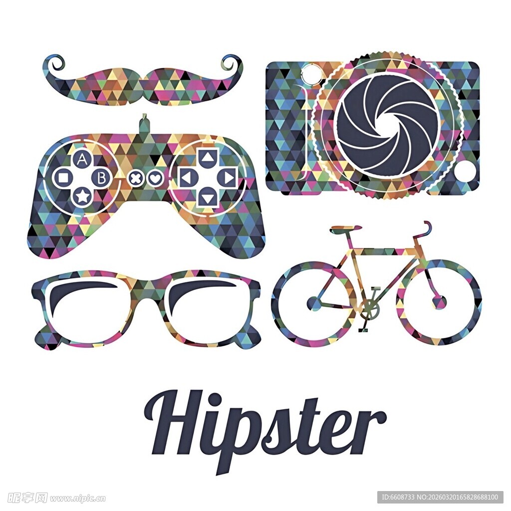 潮人风格物件集合