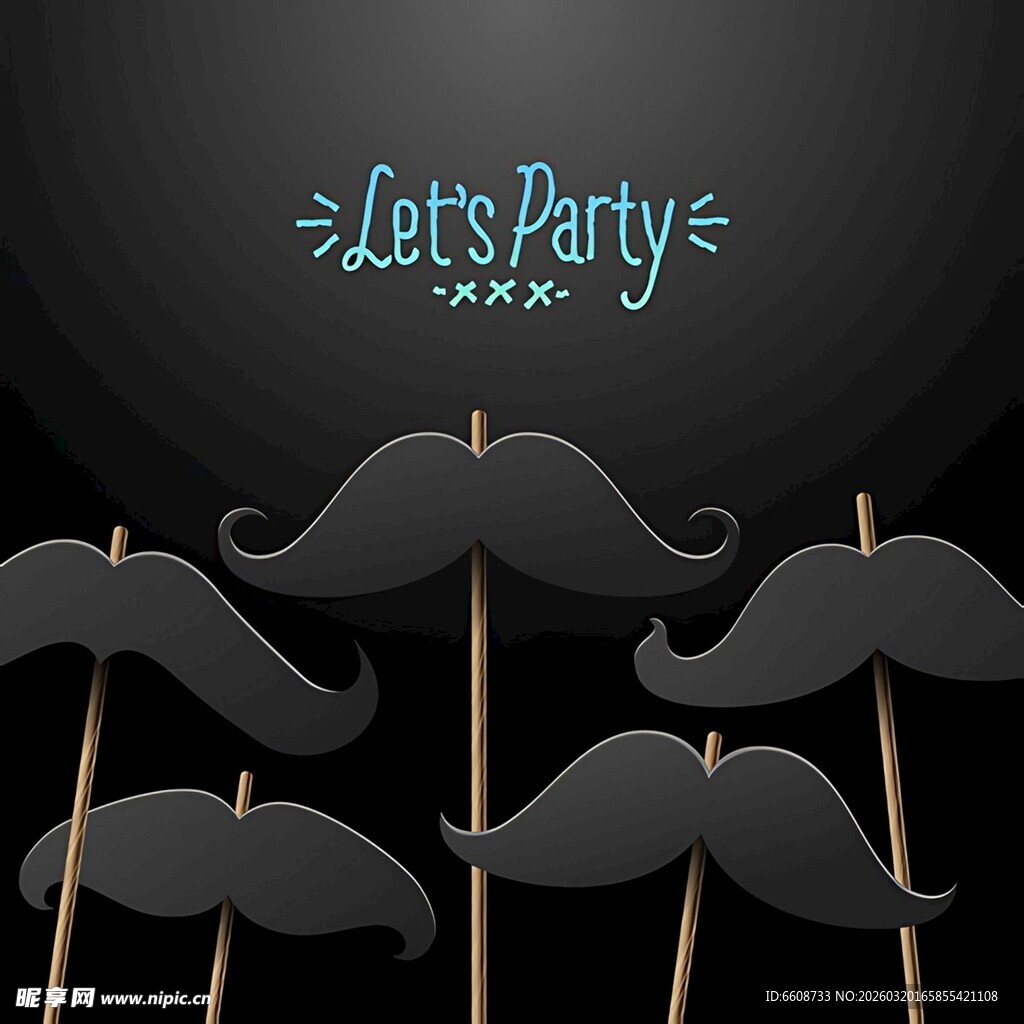 派对小胡子道具