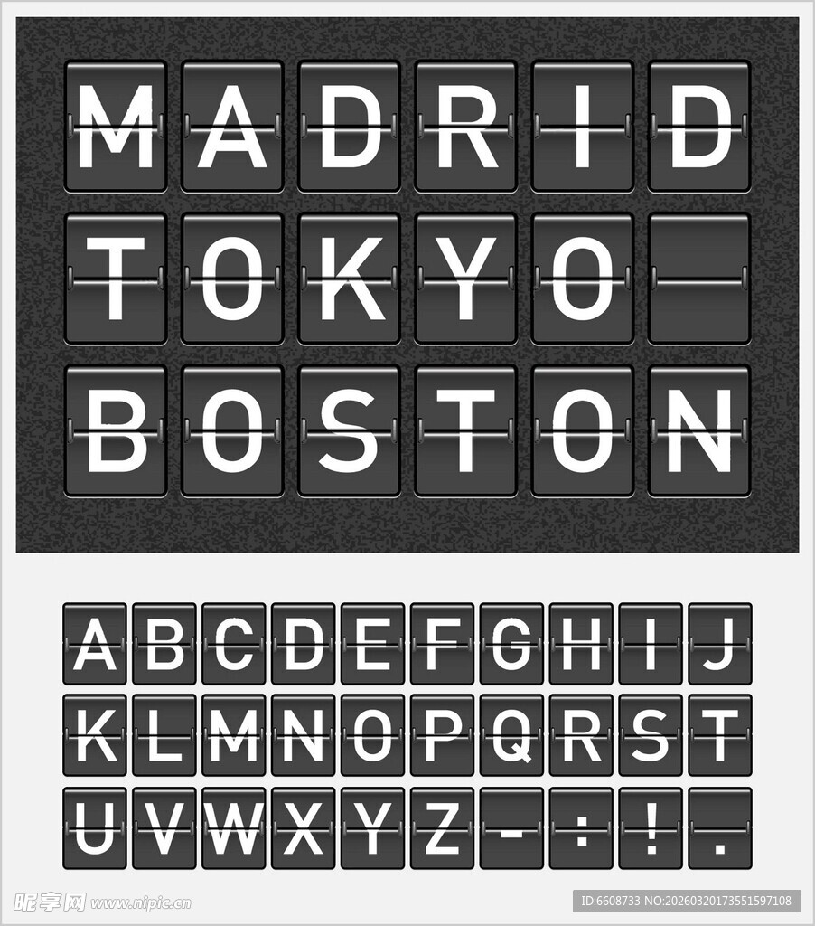 城市名及字母组合展示