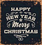 新年圣诞快乐装饰字体