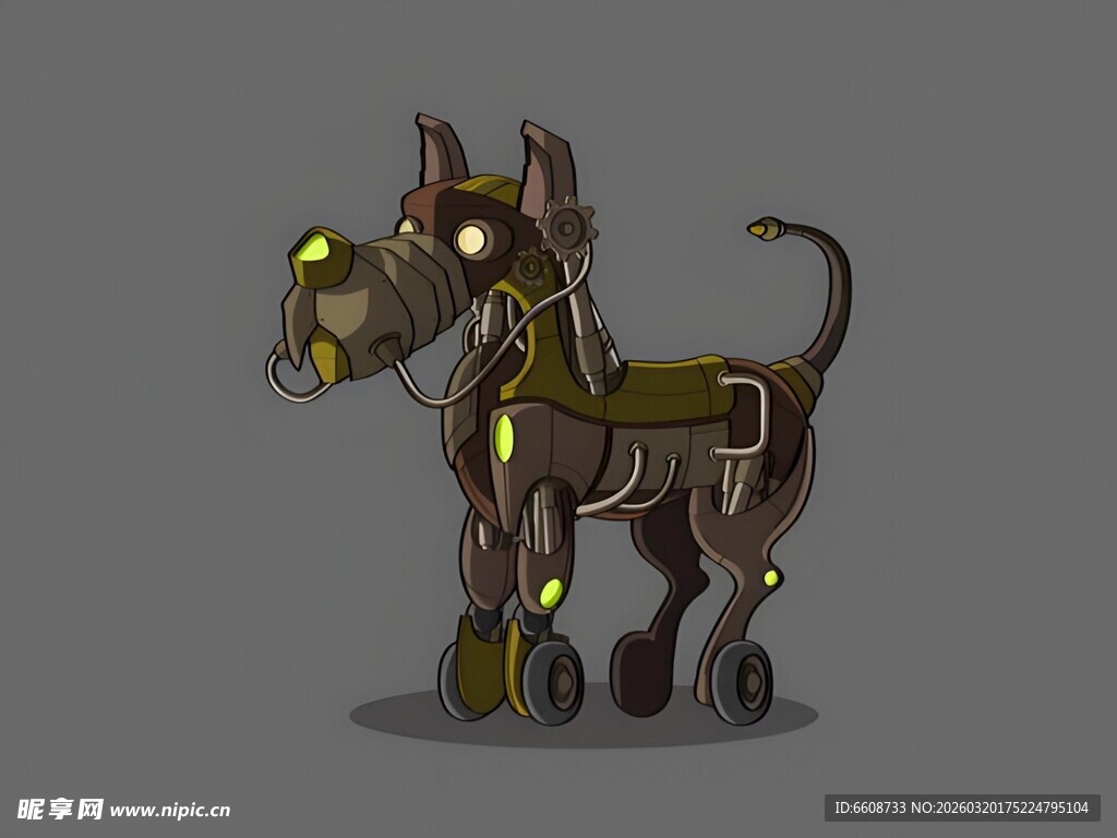 机械狗模型展示