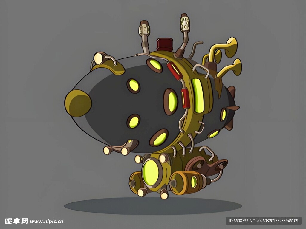 机械风科幻机器人模型