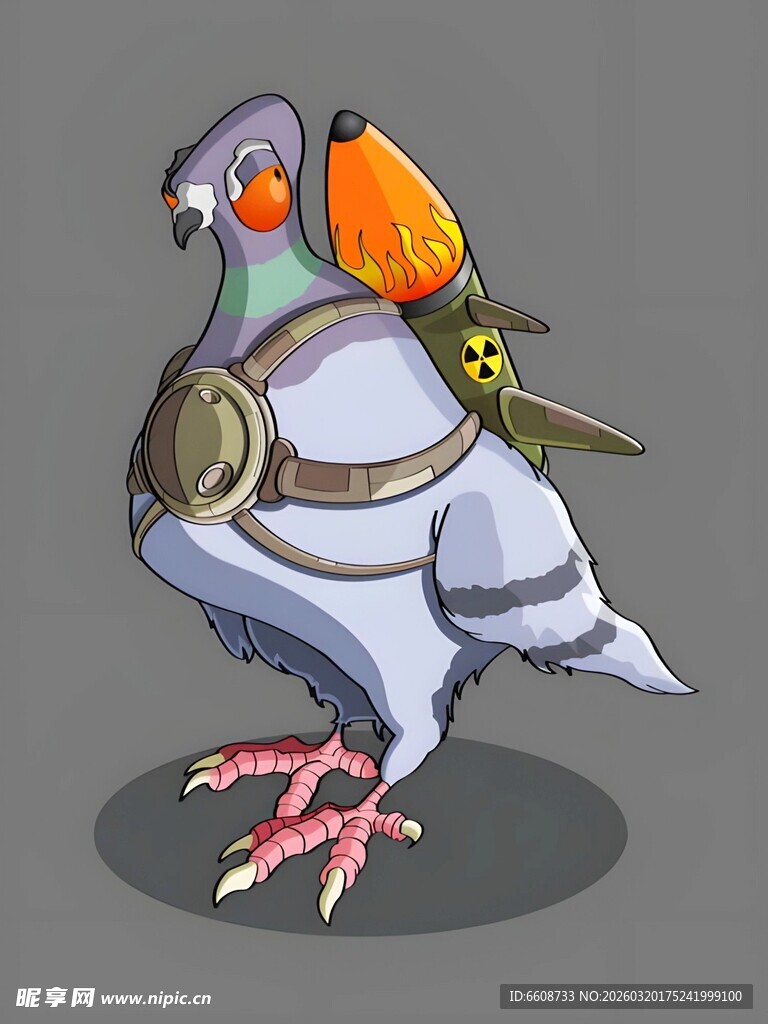 机械风鸽子与小鸟