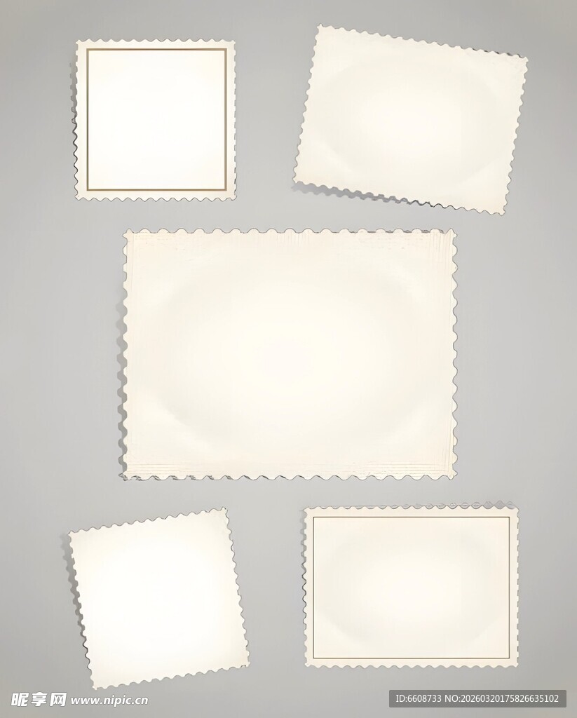 复古空白相框集合