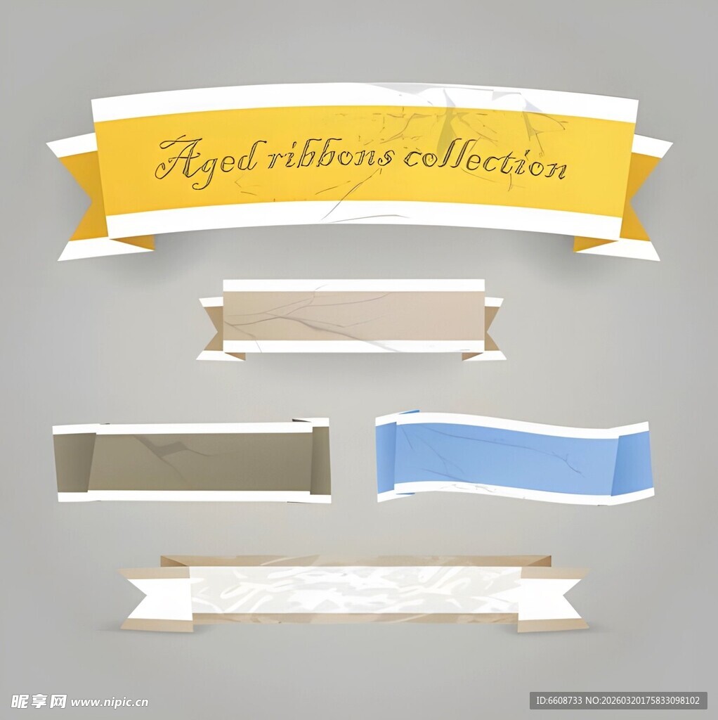 复古风格标签集合