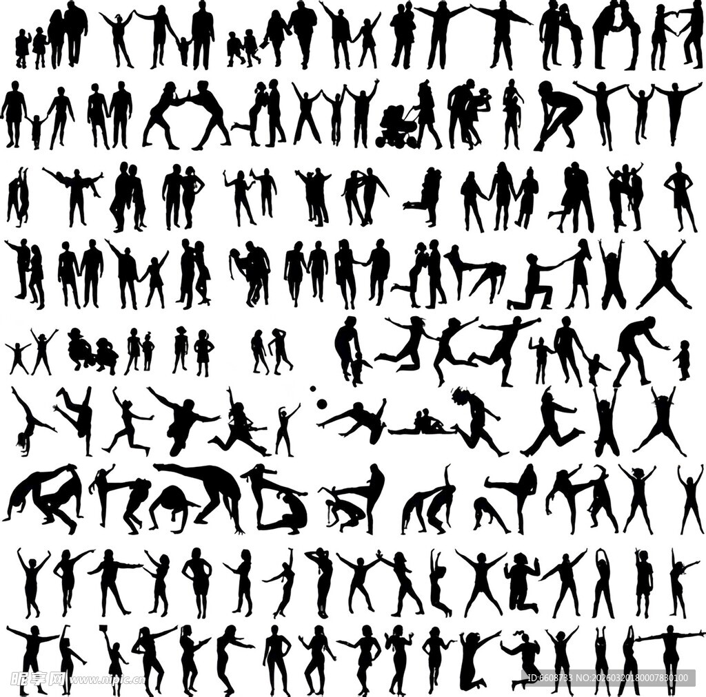 人群密集场景热闹非凡