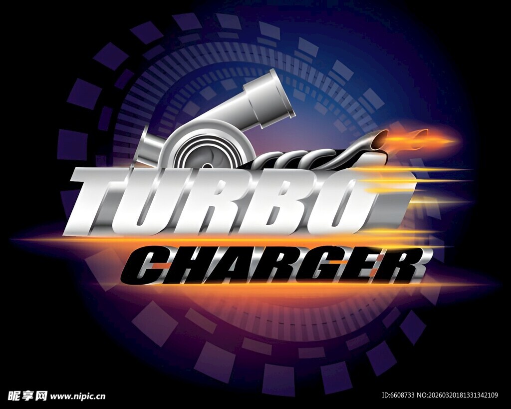 涡轮充电器标志设计