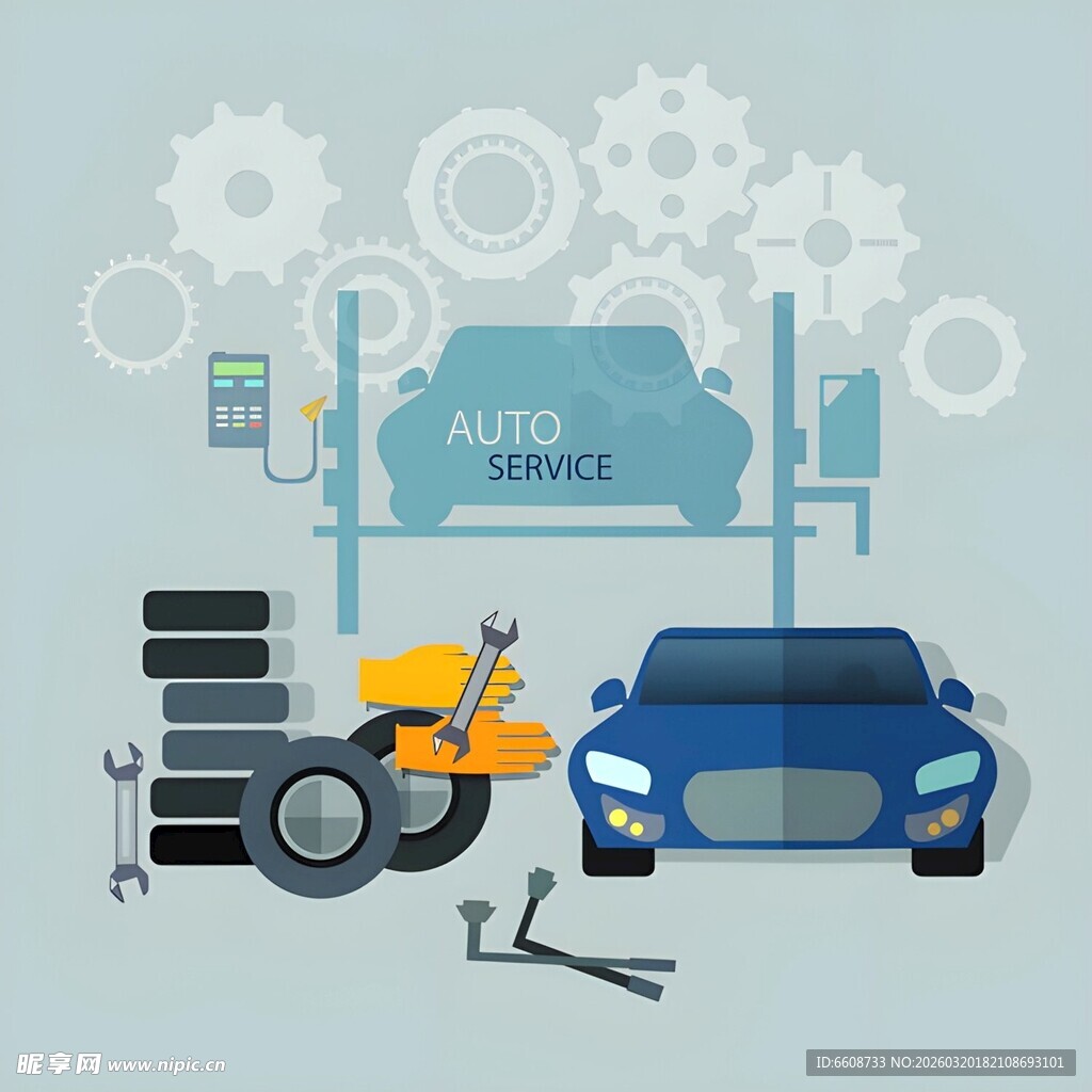 汽车维修服务场景展示