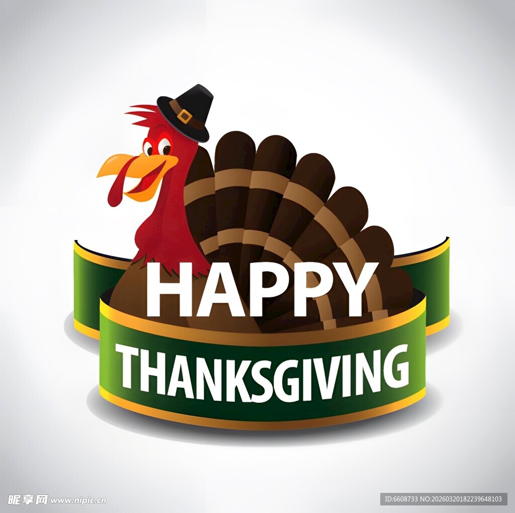 快乐感恩节火鸡图标