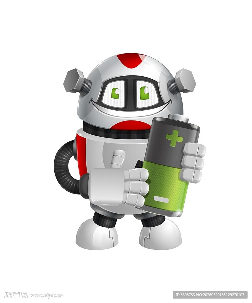 机器人手持冰镇饮料