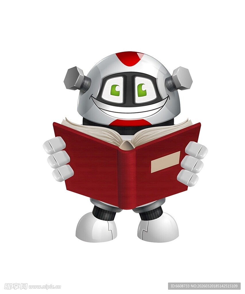 持板机器人科技萌趣风