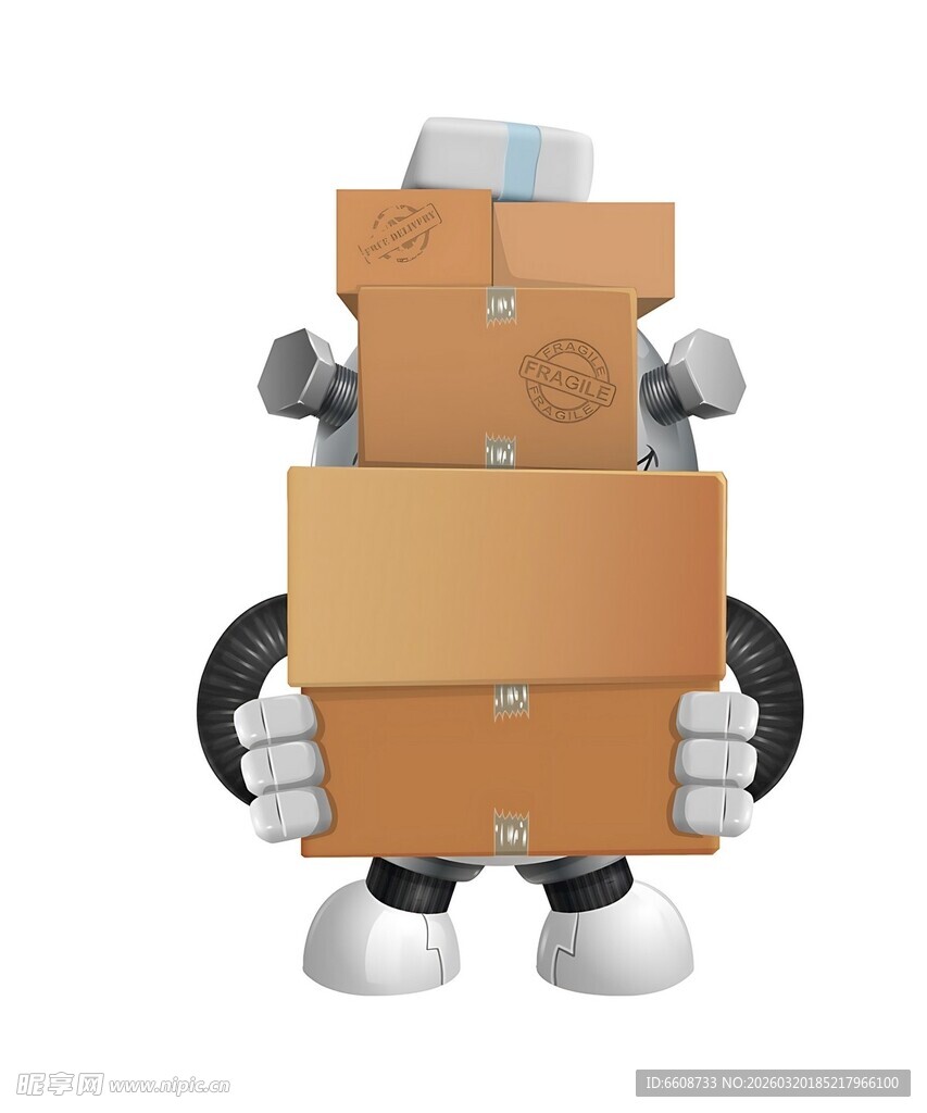 机器人搬运纸箱