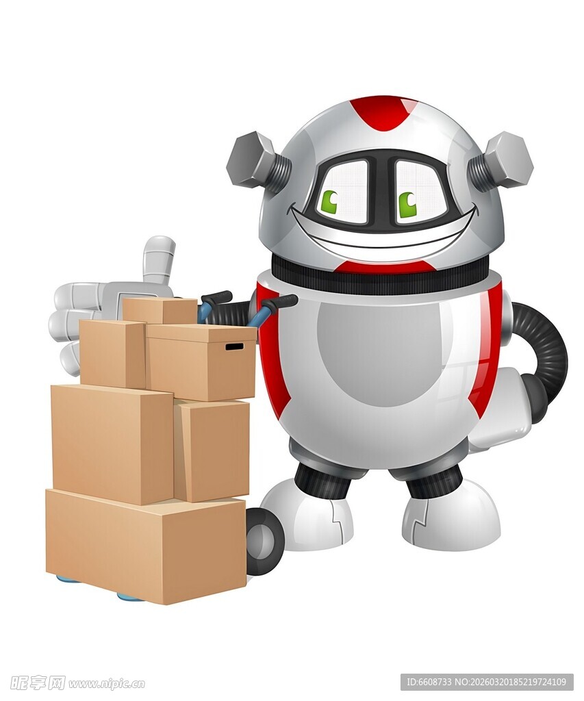 机器人搬运货物