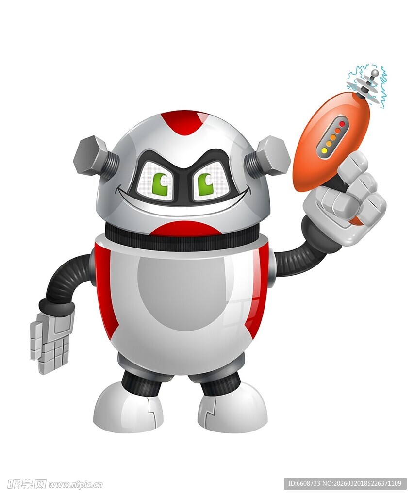 可爱机器人手持工具