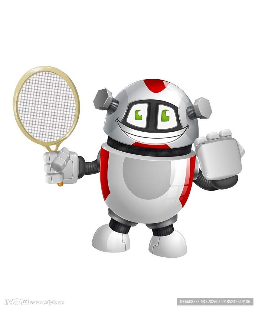 机器人手持放大镜观察