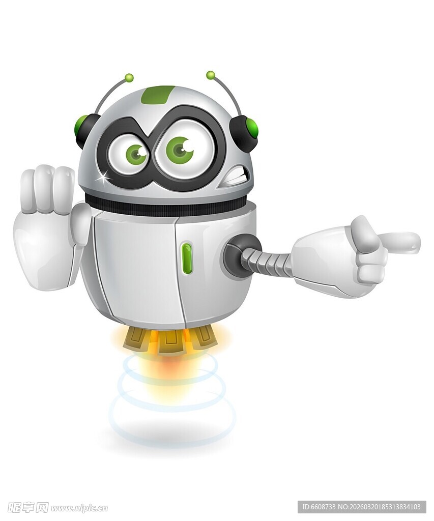 飞行机器人指引方向