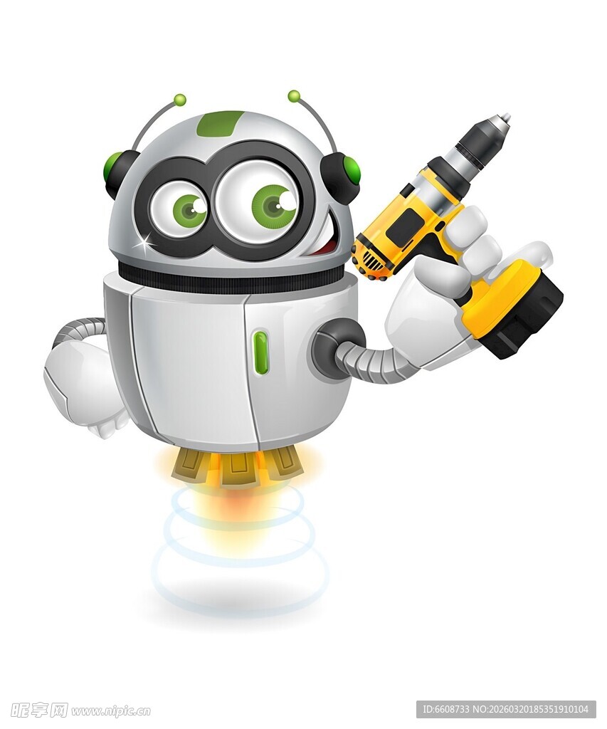 飞行的机器人维修工