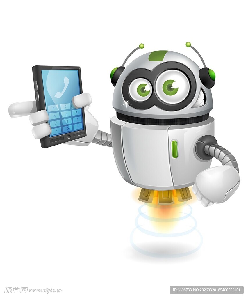 智能机器人展示电子设备