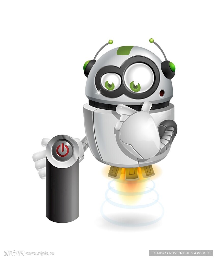 飞行小机器人与配件