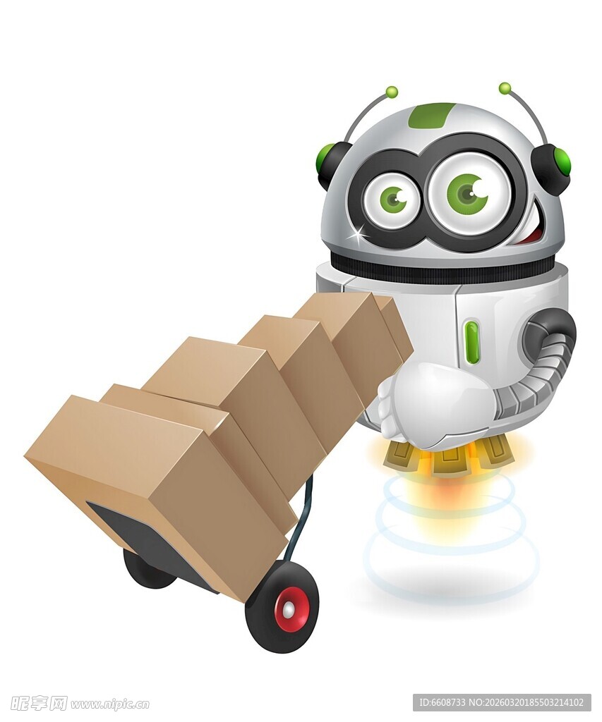 机器人搬运货物