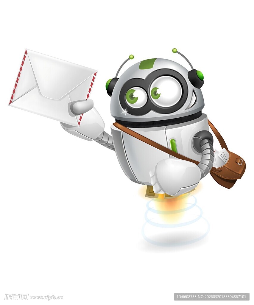 机器人快递员送信