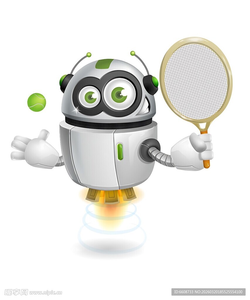 机器人打乒乓球趣味场景