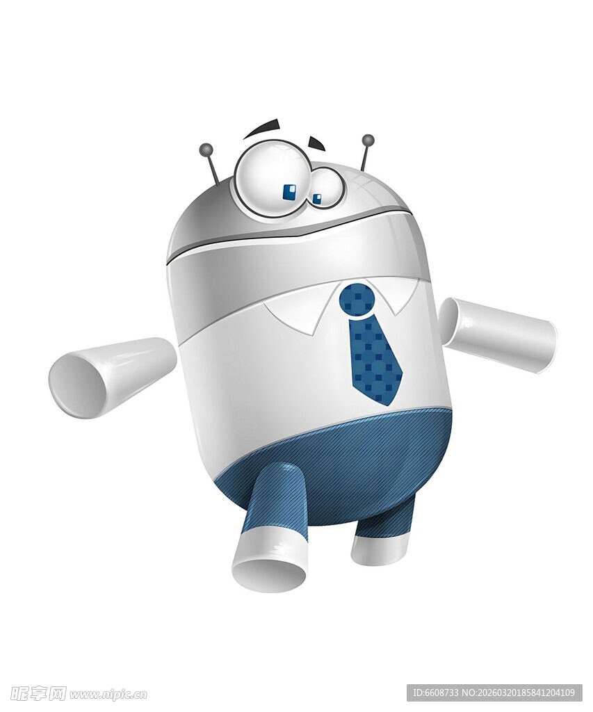 可爱安卓机器人形象