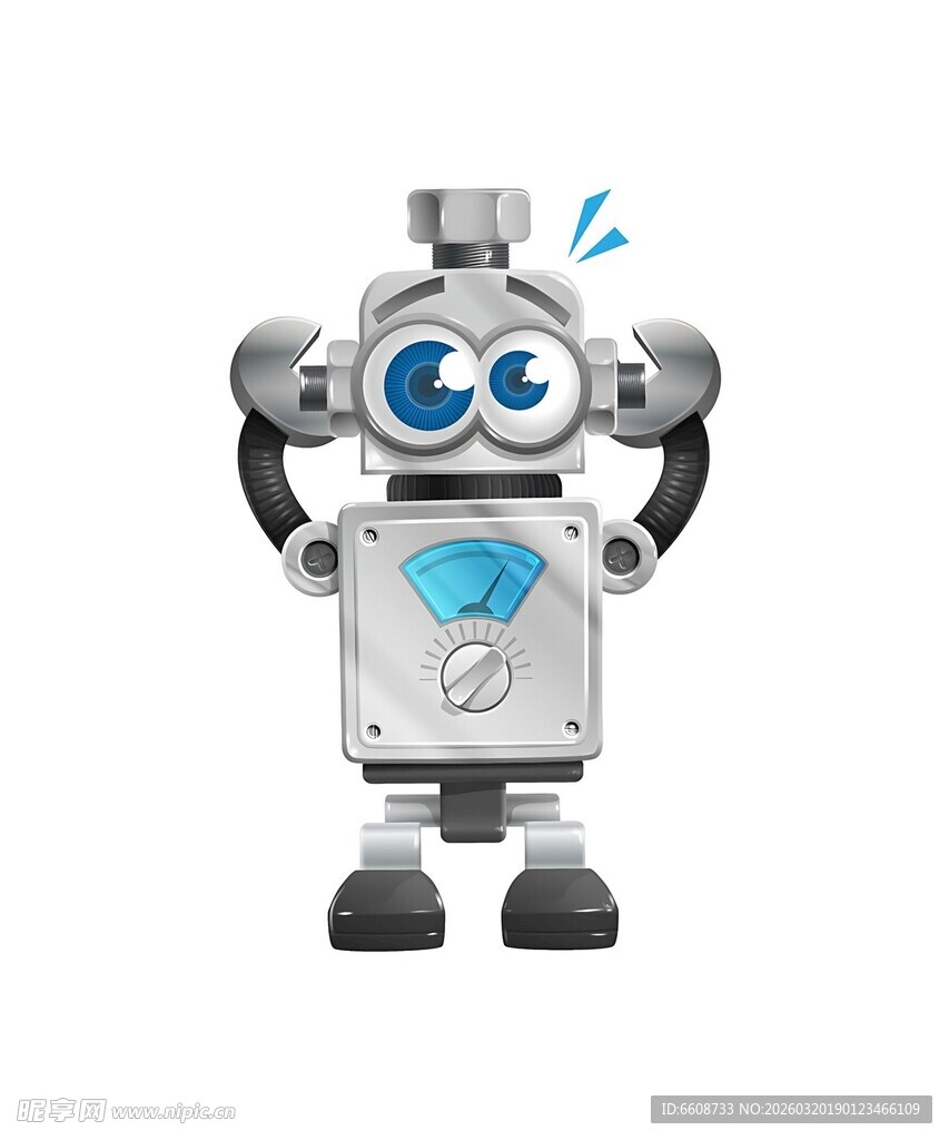 可爱机器人萌趣十足